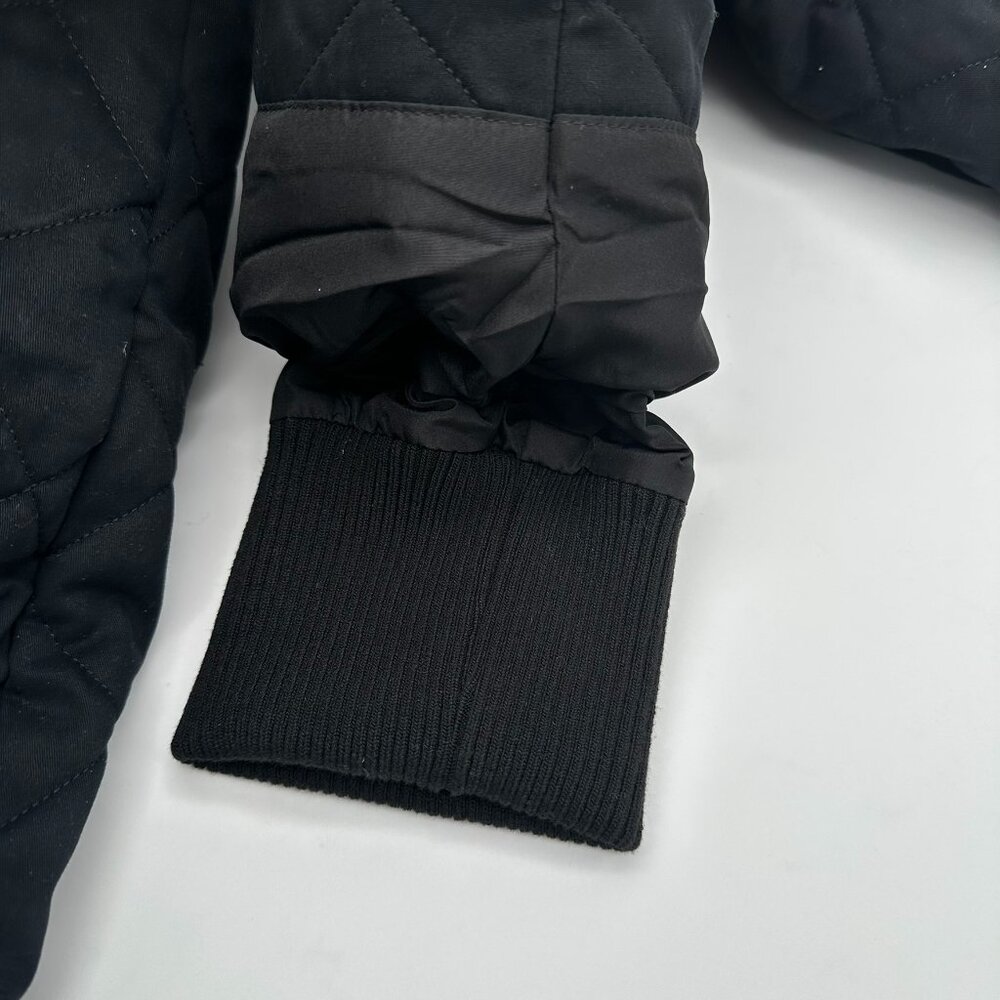 Hunter Women's Sherpa Lined Insulated Quilted Hooded Winter Field Jacket, Black - Picture 11 of 16